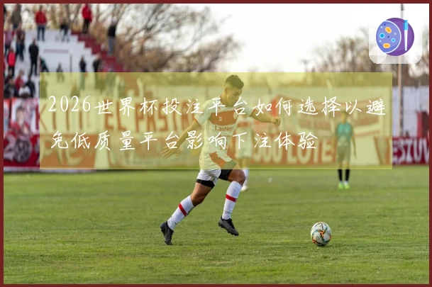 2026世界杯投注平台如何选择以避免低质量平台影响下注体验