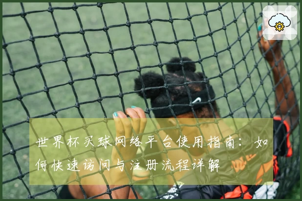 世界杯买球网络平台使用指南：如何快速访问与注册流程详解