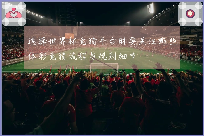 选择世界杯竞猜平台时要关注哪些体彩竞猜流程与规则细节